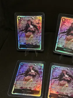 4x Nico Robin OP12-087 SR - One Piece TCG English Legacy of the Master Foil NM - Image 2