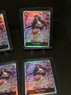 4x Nico Robin OP12-087 SR - One Piece TCG English Legacy of the Master Foil NM - Image 3