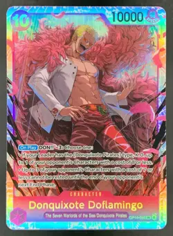 Donquixote Doflamingo Foil One Piece The Azure Sea's Seven OP14-069 Super Rare - Image 1