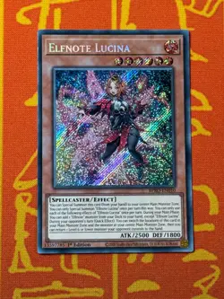 YUGIOH ELFNOTE LUCINA SECRET RARE NM BPRO-EN010 - Image 1