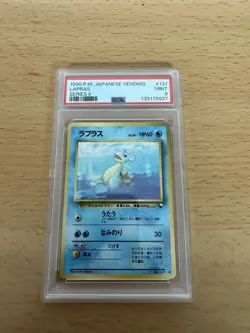PSA 9 MINT Lapras Japanese Pokemon Vending Series 2 1998 Pocket Monsters II Set - Image 1