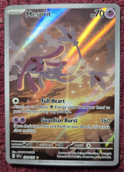 Mesprit 204/191 Surging Sparks Holo Pokemon TCG Illustration Rare Full Art MINT - Image 1