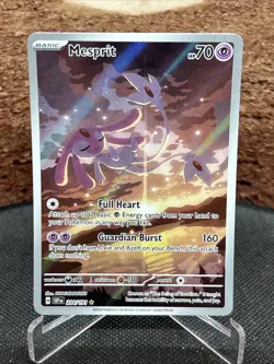 Mesprit 204/191 Surging Sparks Holo Pokemon TCG Illustration Rare Full Art SV08 - Image 1