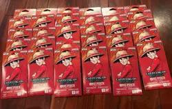 LOT OF 30 One Piece OP-13 Carrying on His Will Sleeved Blister Booster Packs - Image 2