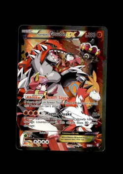 Pokemon TCG Team Magma's Groudon EX Double Crisis Card 15/34 Heavy Play See Pics - Image 1