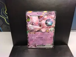 Team Rocket’s Mewtwo ex 081/182 Double Rare Destined Rivals Pokemon Near Mint NM - Image 1