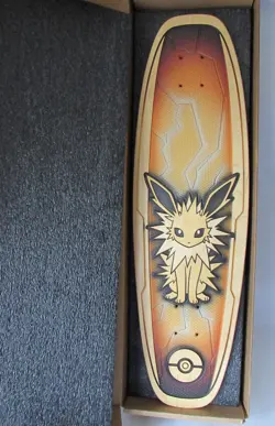 Pokemon Center x Bear Walker Jolteon Skateboard Skate Deck Limited Edition New - Image 3