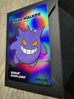 Pokemon Center x Bear Walker: Gengar Skateboard Promo Card Collectible 0590/1250 - Image 3