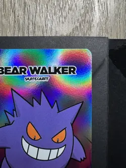 Pokemon Center x Bear Walker: Gengar Skateboard Promo Card Collectible 0590/1250 - Image 4