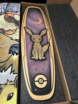 Pokemon Center x Bear Walker Umbreon Skateboard Skate Deck New No Card - Image 2