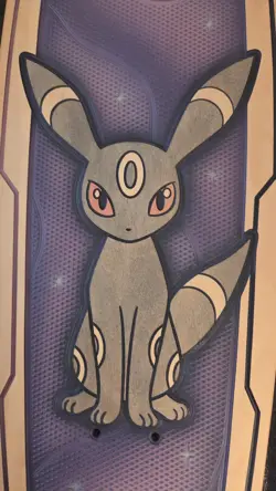 Exclusive Pokemon Center × Bear Walker: Umbreon Skateboard 1/1500 New Open Box - Image 1