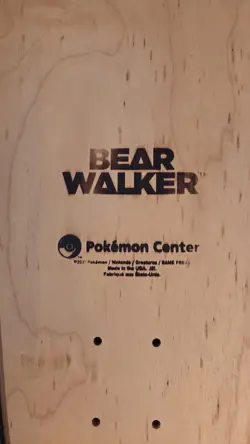 Exclusive Pokemon Center × Bear Walker: Umbreon Skateboard 1/1500 New Open Box - Image 3