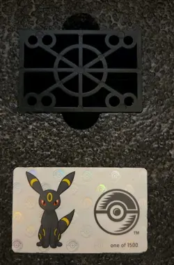 Exclusive Pokemon Center × Bear Walker: Umbreon Skateboard 1/1500 New Open Box - Image 5