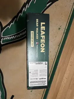 Leafeon Pokemon Center X Bear Walker 2025 Skateboard Deck Limited/720 UNOPENED - Image 2