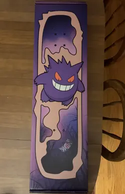 Pokemon Center Bear Walker Gengar Skateboard COA 1250 IN HAND - Image 1