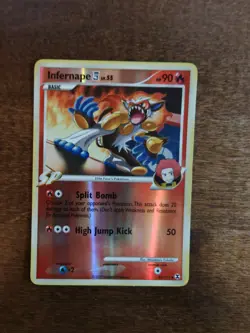 Infernape 4 Lv.55 - 43/111 - Rising Rivals - Holo Rare Pokemon Card - LP/NM - Image 3