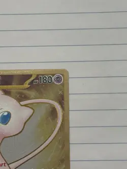Pokemon Gold Metal Promo Mew EX TCG Card 205/165. As Seen In Photo. - Image 3