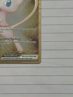 Pokemon Gold Metal Promo Mew EX TCG Card 205/165. As Seen In Photo. - Image 4