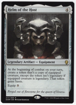 MTG English Helm of the Host NM Normal Dominaria - Image 1