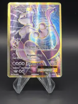 Pokemon TCG Mewtwo EX 103/108 Ultra Rare Holo Card Evolutions XY 2016 - Image 1