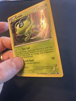 Pokemon TCG Celebi XY187 Promo Card Light Play LP Holo Vintage 2017 - Image 5