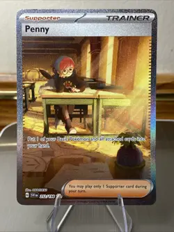 🔥 Penny #252/198 SIR NM/M | Scarlet & Violet Base Set - 2023 Pokemon Card - Image 1