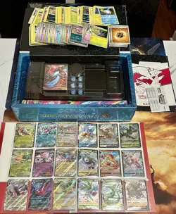 Pokemon Card Collection Lot Vintage Binder Full Arts 250 Cards Mega Charizard #2 - Image 1