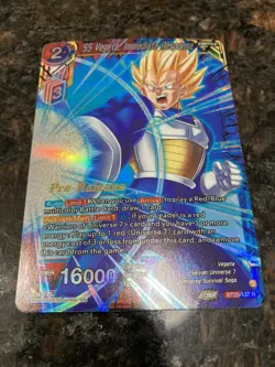 SS Vegeta Immediate Response PRERELEASE Foil Dragon Ball Super Card Game | NM - Image 4