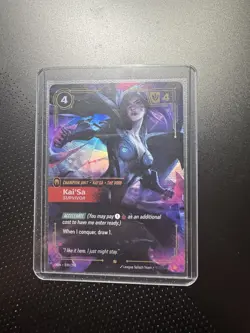 Kaisa Card Champion Rare 039/298 Kai'Sa Survivor Riftbound Foil English - Image 1