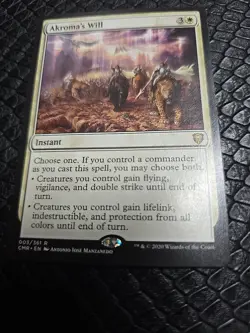 1x Akroma's Will - Commander: Modern Horizons 3 - NM - MTG - Image 1
