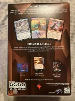 Magic The Gathering Strixhaven Commander Deck - Prismari Performance (Blue-Red) - Image 2