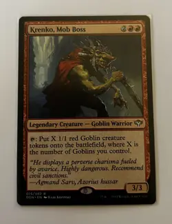 MTG Krenko, Mob Boss Duel Decks: Speed vs Cunning 015/082 Regular Rare - Image 1