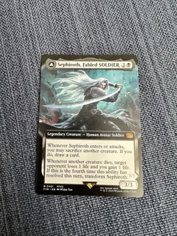 Sephiroth, Fabled Soldier 0451 Extended Art MTG Final Fantasy - Image 1