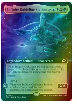 Infinite Guideline Station - Foil - Extended Art Edge of Eternities - Image 1