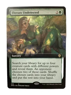 MTG DMU: Threats Undetected (Sorcery) Extended Art Rare 419 - Image 1