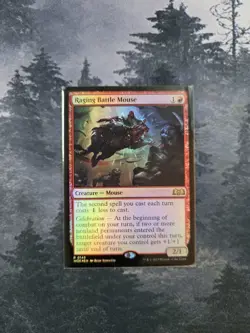 Raging Battle Mouse Wilds of Eldraine Foil - Image 1