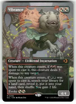 Vibrance Borderless 295 NM MTG Lorwyn Eclipsed Magic - Image 1