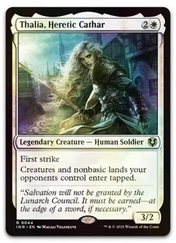 Thalia, Heretic Cathar #44 (Foil) (NM) Innistrad Remastered INR Magic MTG - Image 1