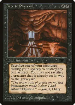 Gate to Phyrexia 1x MtG Antiquities ATQ PLAYED - Image 1