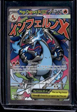 2025 Pokemon Black Star Promos Mega Charizard X ex #023 - Image 1