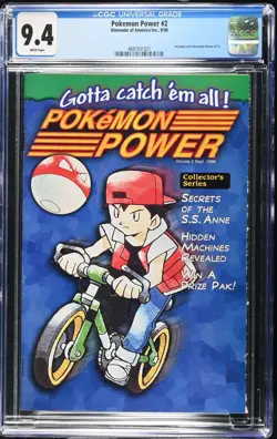 NINTENDO POKEMON POWER #2 - CGC 9.4 - NM - HIGH GRADE - Image 1