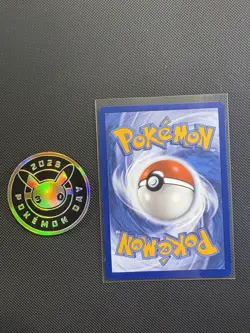 2026 Pikachu 051/162 Pokemon Day 30th Anniversary Stamped Promo TCG Plus Coin - Image 2