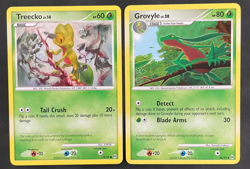 Pokemon Tcg Treecko 78/99 Grovyle 38/99 Platinum Arceus Non Holo LP - Image 1