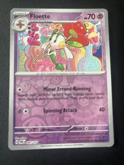 2024 Pokemon S&V Twilight Masquerade Reverse Holo Foil Floette 87 /167 - Image 1
