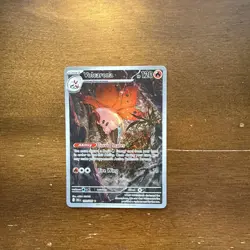 Volcarona 100/086 Illustration Rare Pokemon TCG SV Black Bolt - Pack Fresh - Image 1