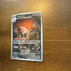 Volcarona 100/086 Illustration Rare Pokemon TCG SV Black Bolt - Pack Fresh - Image 3