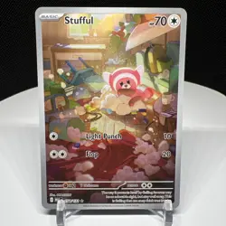 Pokemon Stufful (154/189) Mega Evolution LP HOLO - Image 1
