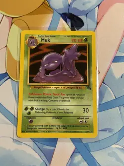 Pokemon TCG Unlimited Muk #28/62 Near Mint Fossil - Regular - English - NM - Image 1