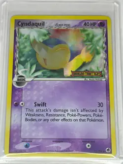 Cyndaquil [Reverse Holo] #45 Pokemon Dragon Frontiers NM - Image 1