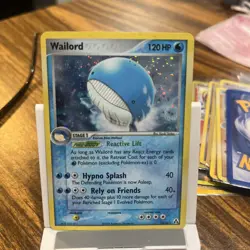 Pokemon TCG Wailord Legend Maker 14/92 Reverse Holo LP. - Image 1
